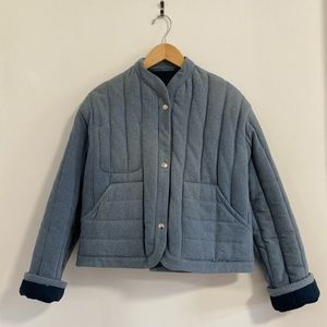 Kordal Reversible Quilted Jacket | Blue